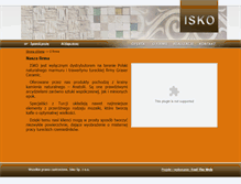 Tablet Screenshot of marmur.isko.com.pl