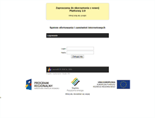 Tablet Screenshot of platforma.isko.pl